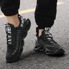Sports Shoes Men's Breathable Fly Woven Men's Shoes Fried Dough Twists Soles Hollow Thick Soles Large Casual Shoes