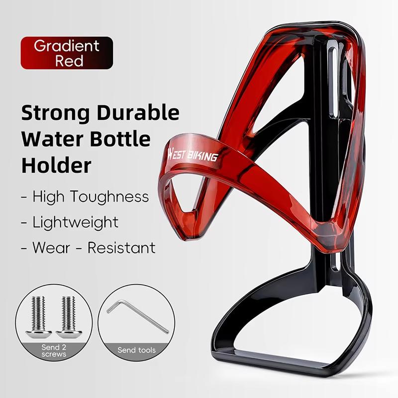 WEST BIKING Ultralight Bike Bottle Cage PC Bicycle Bottle Holder Mountain Folding Bike Cage  Bracket Frame Mounting Bike Parts