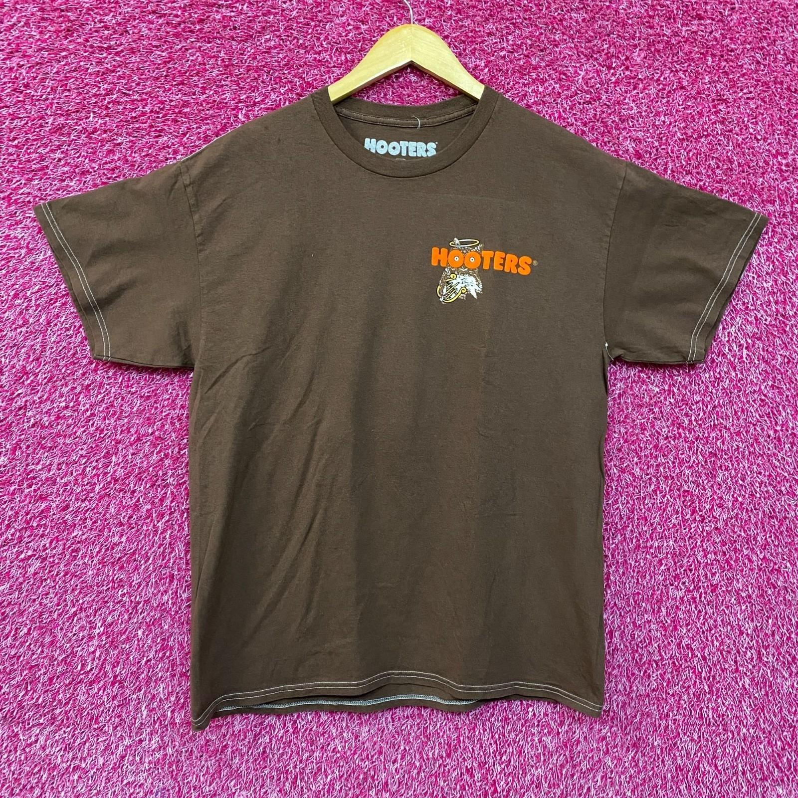 

Hooters Where Angels Get their Wings Graphic Design Promo T-shirt Large L