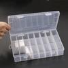 24 Fächer Transparente Plastik Aufbewahrungsbox für Stickgarn Garnspulen Aufbewahrungs Organizer DIY Kreuzstich Nähwerkzeuge