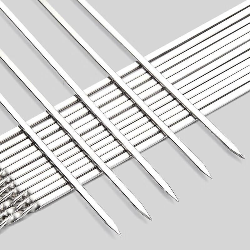 Shang Kao Jia 304 Stainless Steel Flat BBQ Skewers