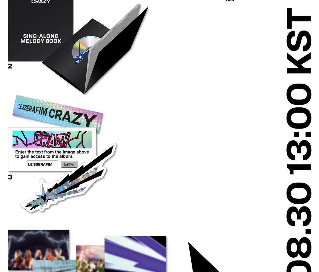 LE SSERAFIM [CRAZY] 4th MINI ALBUM