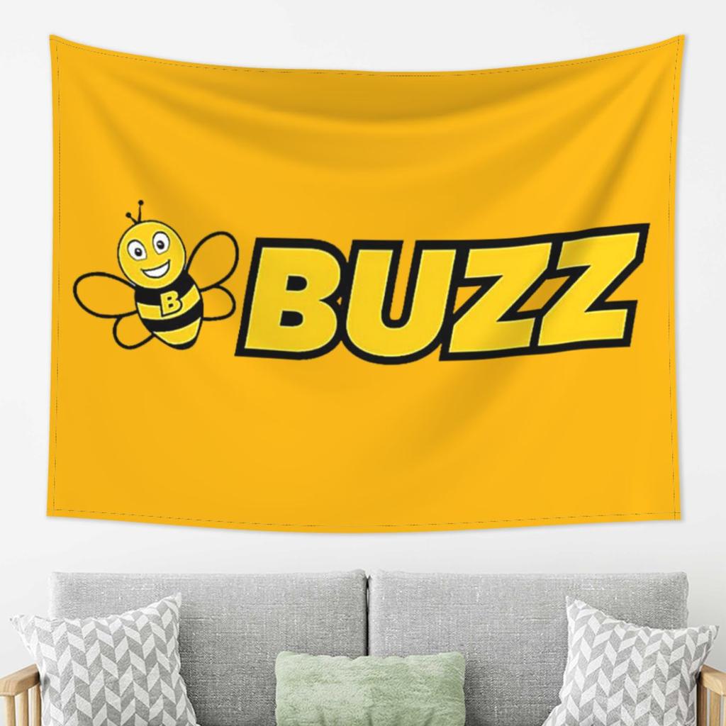 Buzz Airline Ryanair Gruppe Wandteppich Dekor Kunst Ästhetische Wandteppiche für Wohnzimmer Schlafzimmer Haus Wandtuch Wandbehang