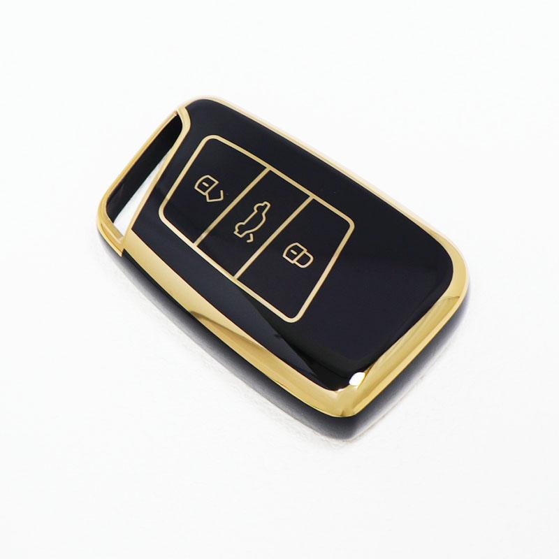 For Volkswagen Vw Tiguan Mk2 Magotan Passat B8 Cc For Skoda Superb A7 Tpu Car Key Case Full Cover Shell Fob Accessories