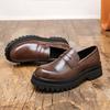 Men's Classic Thick Soled Shoes Luxury Designer Minimalist Style Office or Leisure Business 38-46 Fashion Daily Versatile
