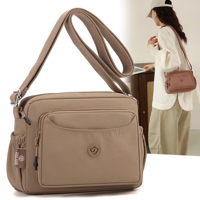 Nylon Cloth Bag Summer New Women's Bag Fashion Multi-layer Women's Casual Mother Bag Shoulder Messenger Bag