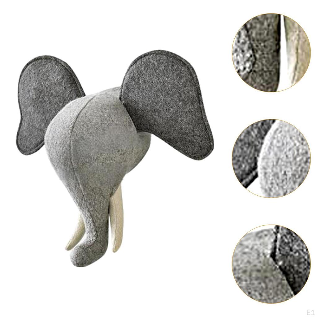 3D Animal Head Wall Decor Bedroom Home Charmers for Farmhouse Children Room