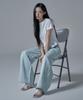 WAARFORWOMAN W1137 Linen Wide Denim Pants_Light Wash [Short Length Added]