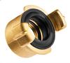 Brass quick connector with 1" internal thread