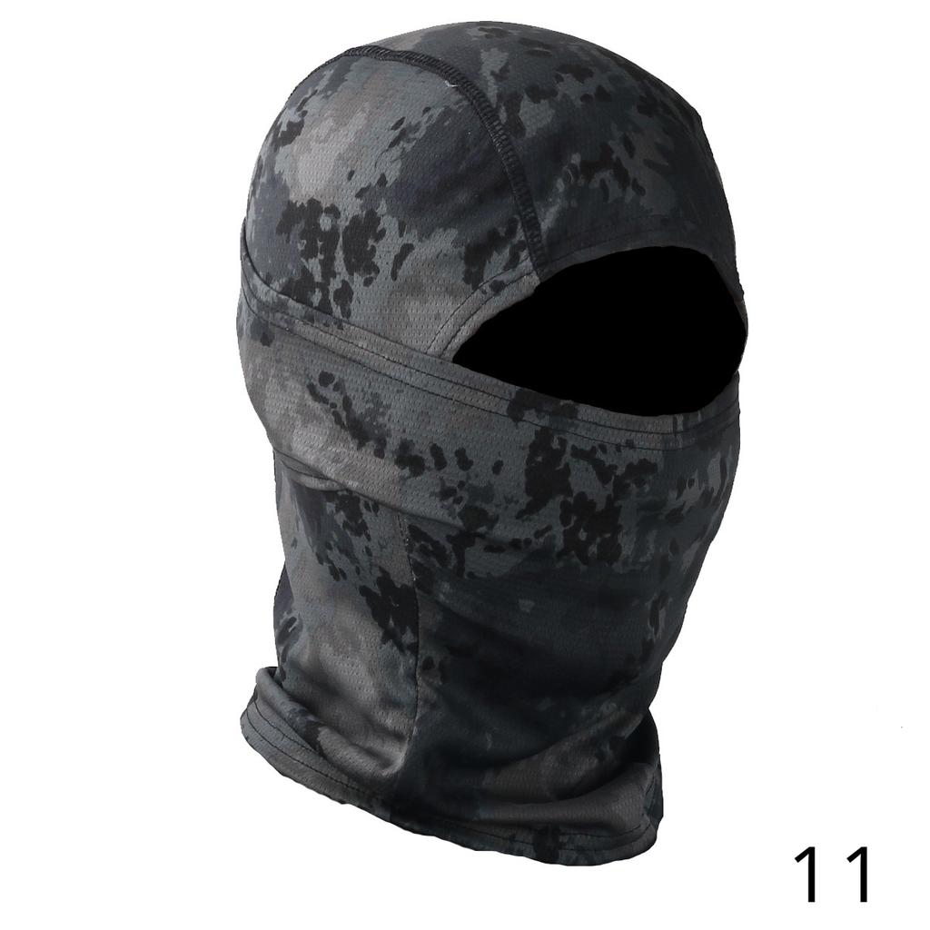 Outdoor Camouflage Camo Balaclava Army Tactical Military Ski Full Face Mask Motorcycle Bicycle Caps Full Face Mask 27 COLORS