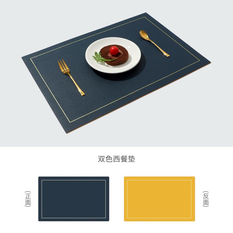 4 Pcs Nordic Style Table Mat Anti-Slip Water-Proof Placemat Coaster Mats Dining Tablemat Silicone Coaster Kitchen Accessories