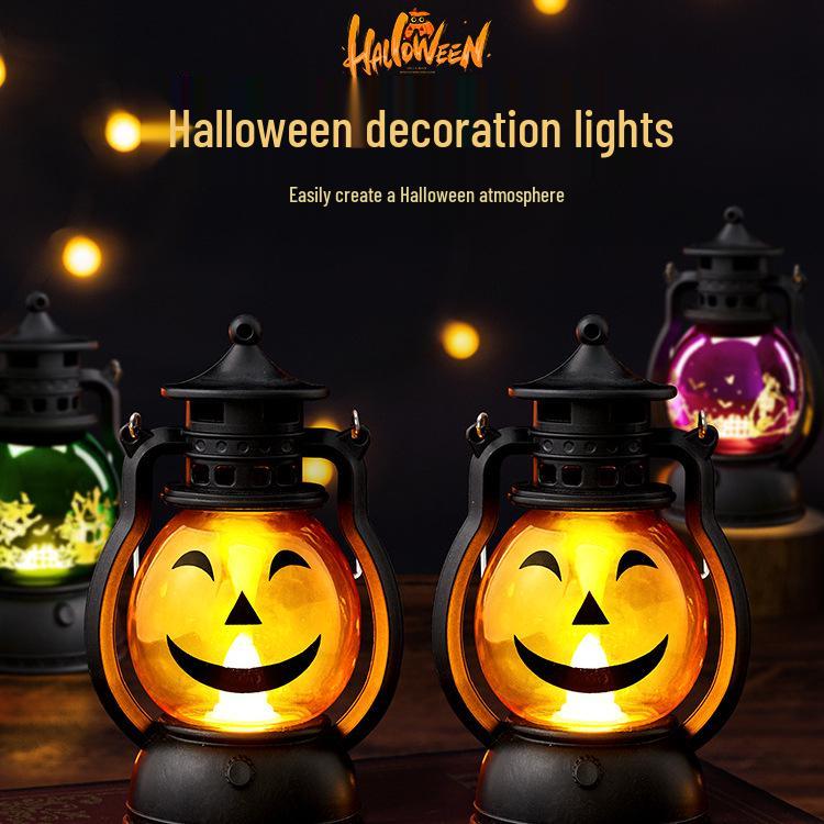 Luminous Halloween Pumpkin Lantern Decoration - Photo Prop & Gift Ornament