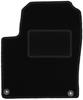 Driver's Mat Black For: Volkswagen Sharan I Minivan (1995-2010)