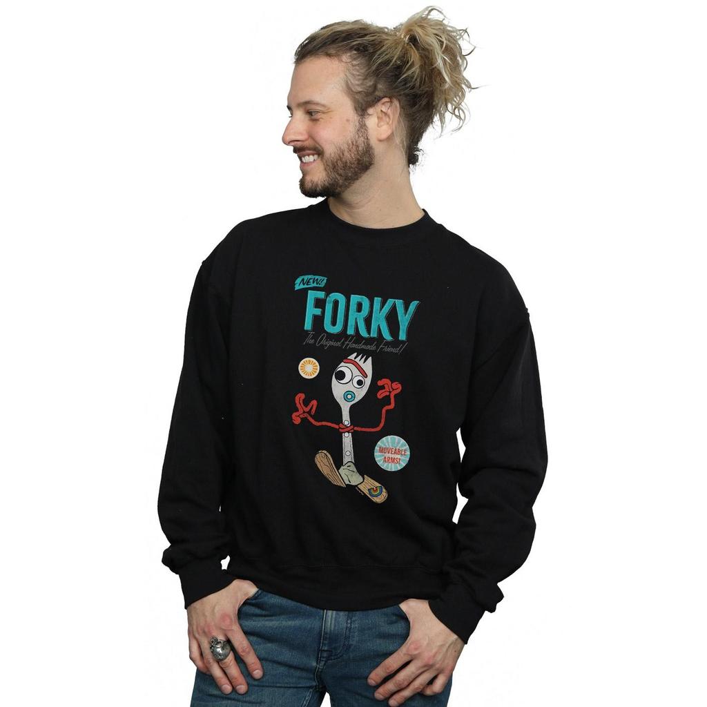 Disney Mens Toy Story 4 Forky Handmade Friend Sweatshirt