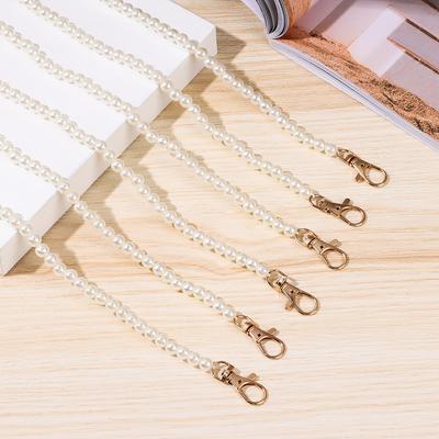 Bag Straps Accessories Pearl Strap Bags Handbag Handles DIY Purse Replacement Long Beaded Chain
