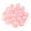 5pcs/lot 16mm Colorful Sequin Resin Beads Round Loose Spacer Beads For Jewelry Making DIY Bracelet Necklace Keychain Accessories