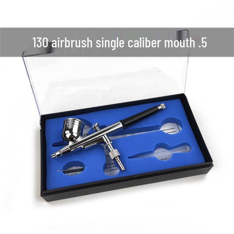 

180S Double-Action Airbrush: Precision Nozzle for Gundam Coloring, Fine Art, Leather Models, and Makeup Use