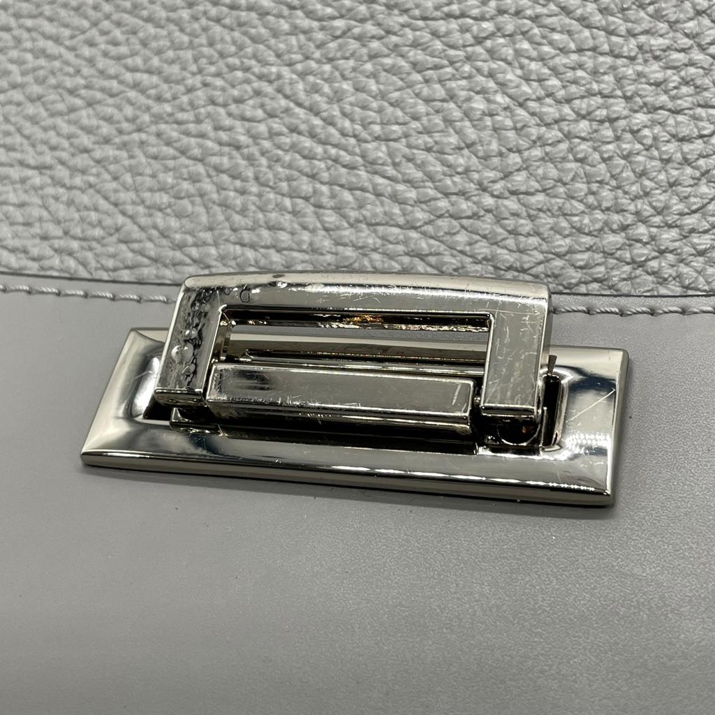 Used CAMELLIAHandbag gray leather/Suede Women