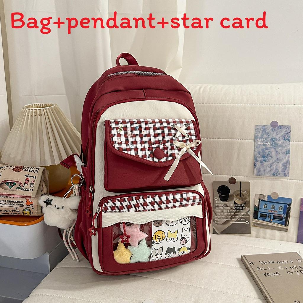 Japanese Anime School Backpack With Multiple Compartments For Teens And Students