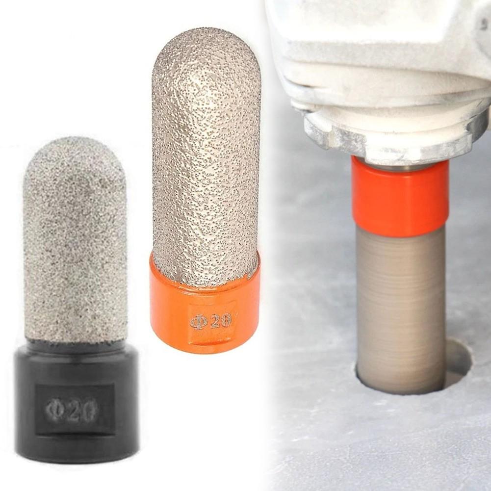 20mm Carbide Head Tile Grinding Tools Vacuum Brazed Mill 3-in-1 Functionality