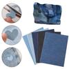 Jean-Flicken Jeans-Reparaturflicken Denim Aufbügelflicken Kleideraufkleber Nähzubehör Kleiderloch-Dekoration DIY-Basteln