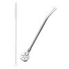 Detachable Bombilla Filter Straw Stainless Steel Straw Spoon Tea Filter Yerba Mate Straw Reusable Drinking Tools Bar Access