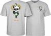 Powell Peralta Mike McGill SKULL AND SNAKE Tričko na skateboard ASH GREY Unisex Tričko