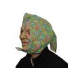 Grandma's latex headgear, old woman's mask with headscarf