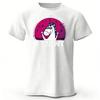 Trendy and Rebellious Unicorn Cotton Short Sleeved Men's Loose Comfortable Sports T-shirt Street Casual Tops