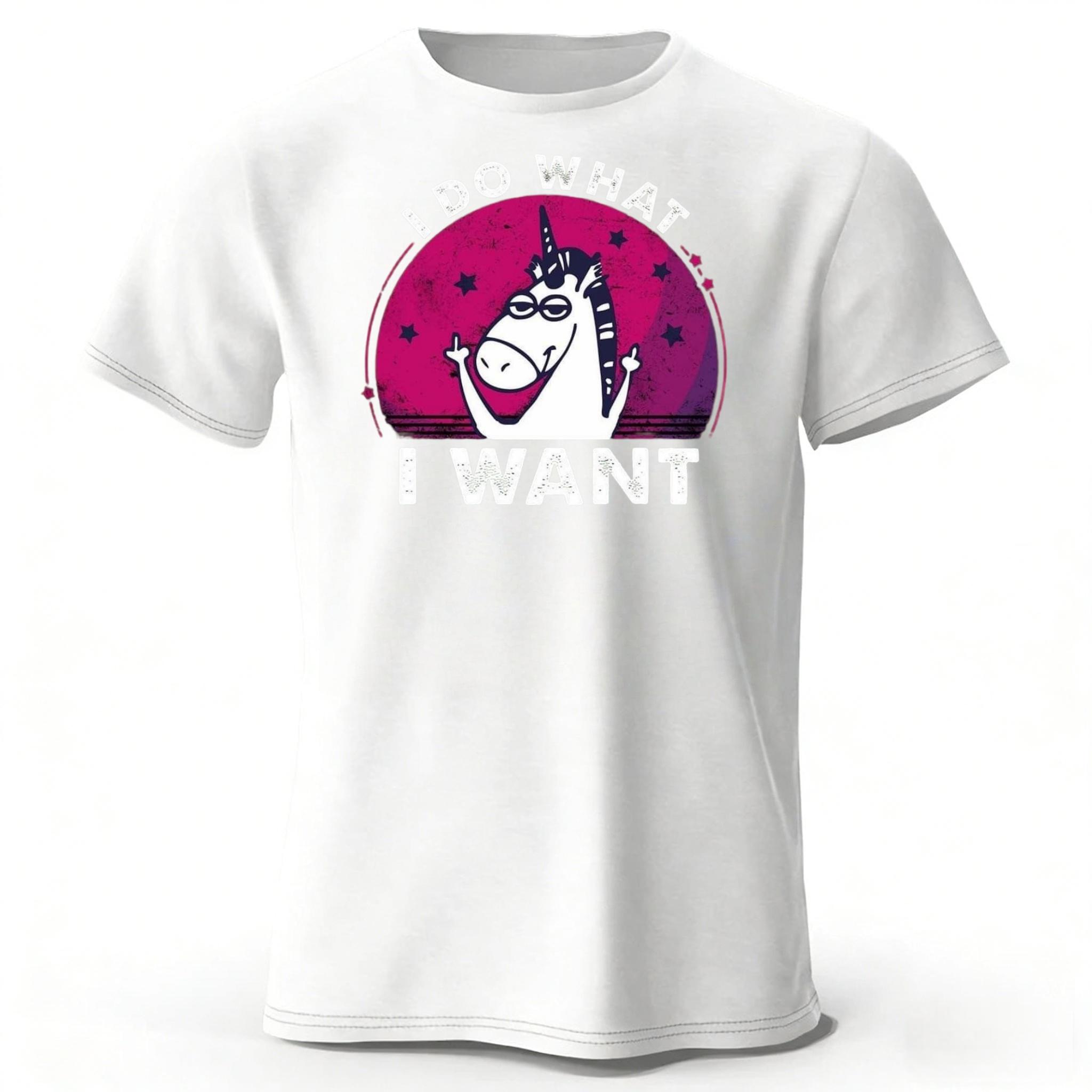 

Trendy and Rebellious Unicorn Highquality Pure Cotton Short Sleeved Mens Loose Comfortable Sports Tshirt Street Casual Top 4XL