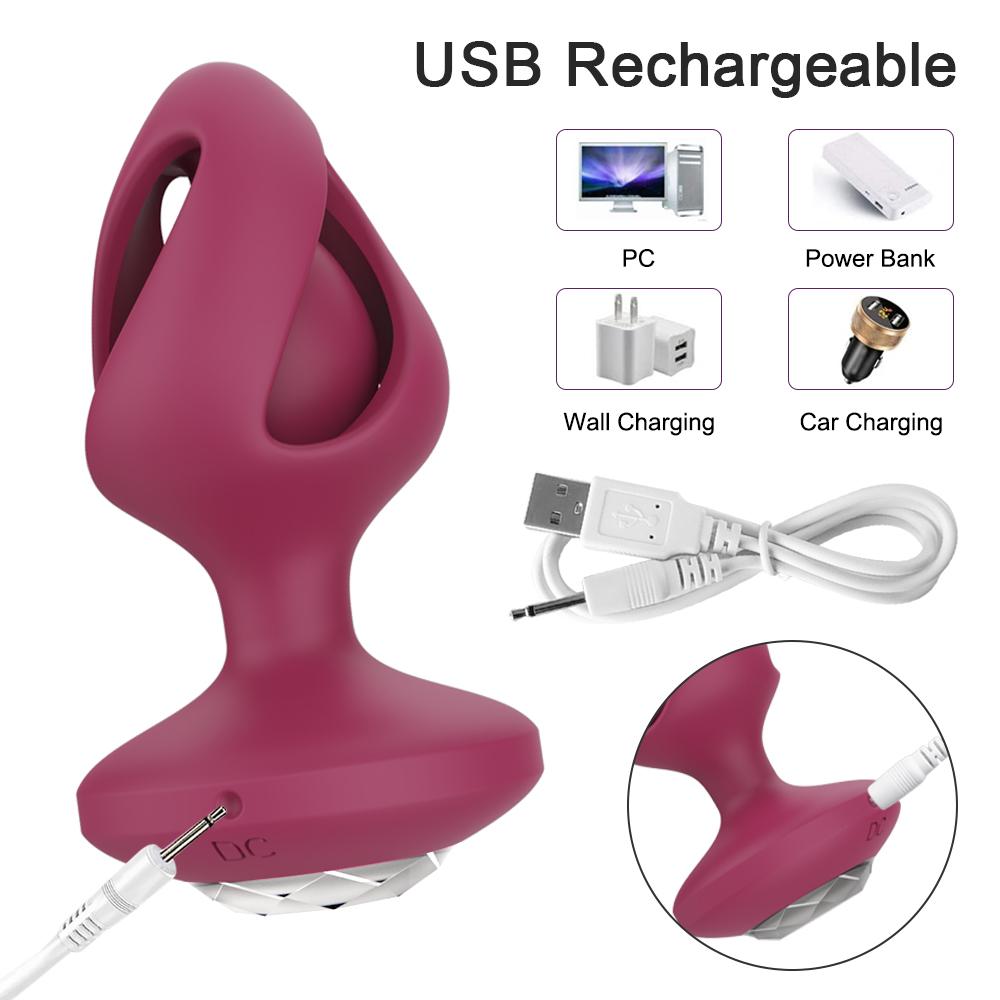 Anal Plug Vibrator Female Butt Plug for Women Prostate Massager Wireless Remote Control Adults Sex Toys Buttplug for Men Gay