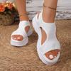 22 Summer New Open-toed Foot Platform Fashion Casual Large-size Roman Sports Sandals