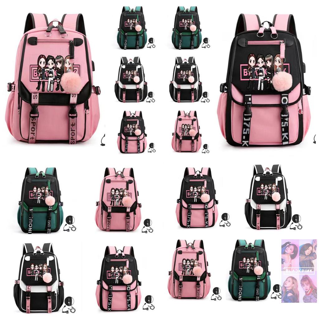 Stilvoller Urbaner Minimalistischer Sternenhimmel Rucksack Koreanische Girlgroup Park Chaeyoung Lisa Kim Jisoo Gleicher Stil Oxford-Stoff
