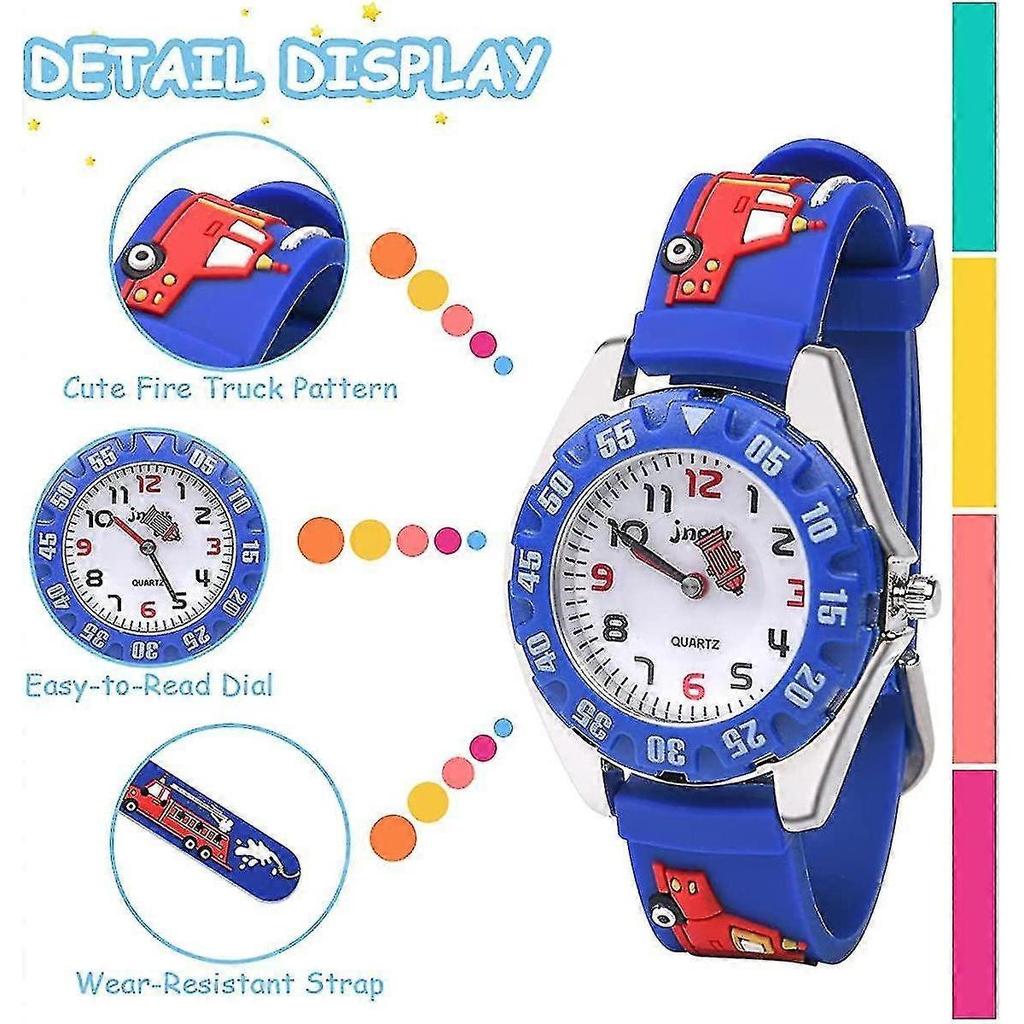 Kids Watch,kids Waterproof Wrist Watch Quartz Movement,3d Cartoon Design,digital Children Watch For 3 Years Old To 11 Years Old Girl Boy