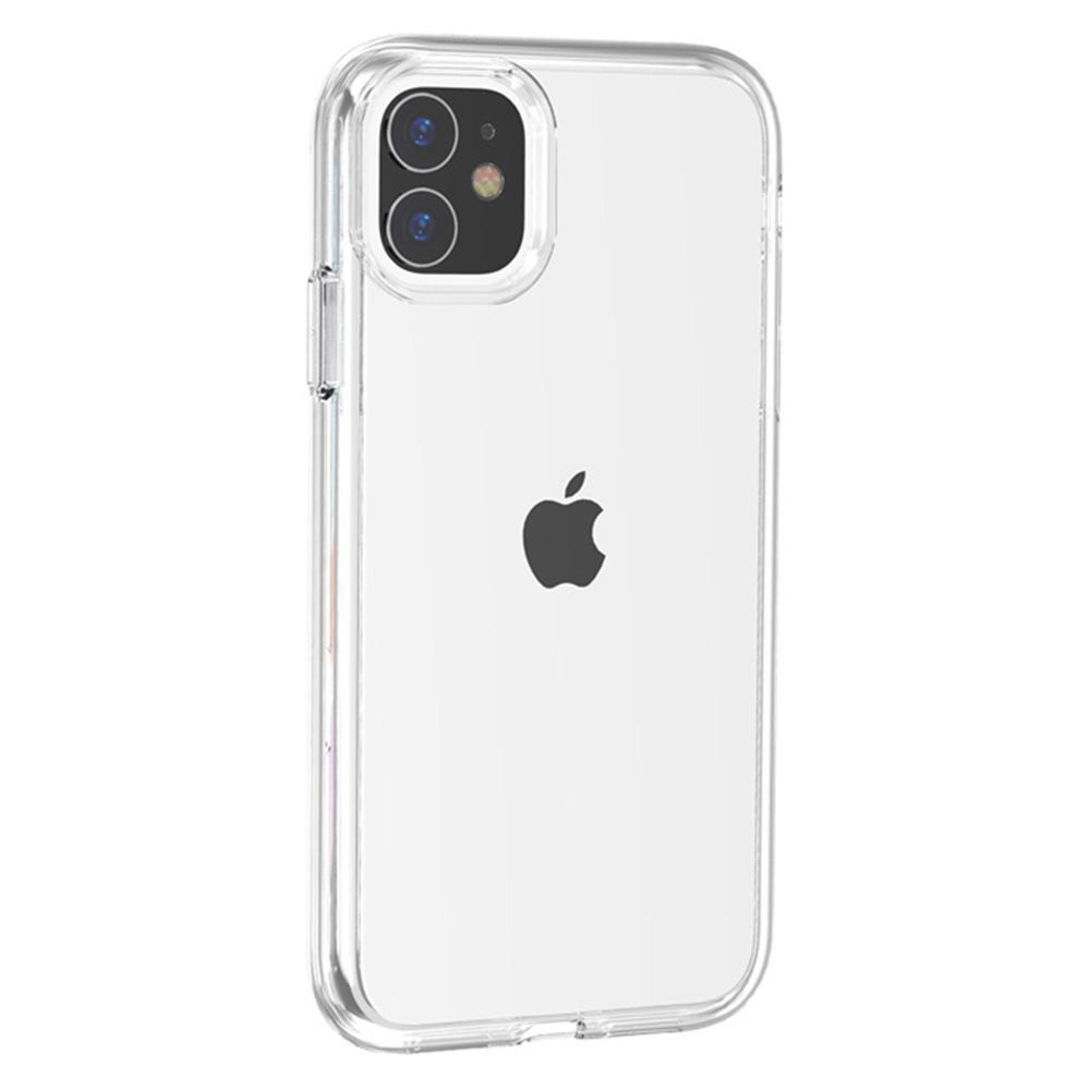 

For iPhone 11 Case PC+TPU Shockproof Clear Phone Cover Transparent