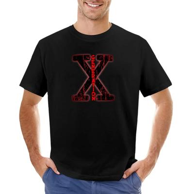 Generation X T-shirt Short Sleeve Tee Blouse Animal Prinfor Boys Plain Men Graphic T Shirts