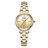CURREN 9094 Women's Quartz Watch, Small Dial, Steel Band, Rhinestone Inlaid, Korean Fashion Style.