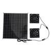 Solar Exhaust Fan High Efficiency Monocrystalline Solar Panel IP65 Waterproof 3000RPM Dual Solar Powered Exhaust Fan