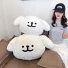 Cute Maltese Smiling And Laughing Expressions Plush Doll Pillows Cushion For Living Room Decor And Gifts