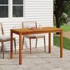 Day and Night - Day and Night Solid Acacia Wood Garden Table 110x55x67 Cm