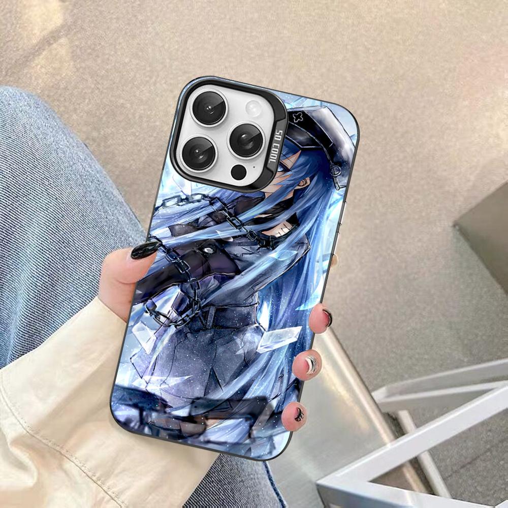 Akame Ga Kill Esdeath Phone Case For IPhone 16 15 14 13 12 11 Pro Max X XR XSMAX 8 7 Plus Matte Shockproof Back Cover