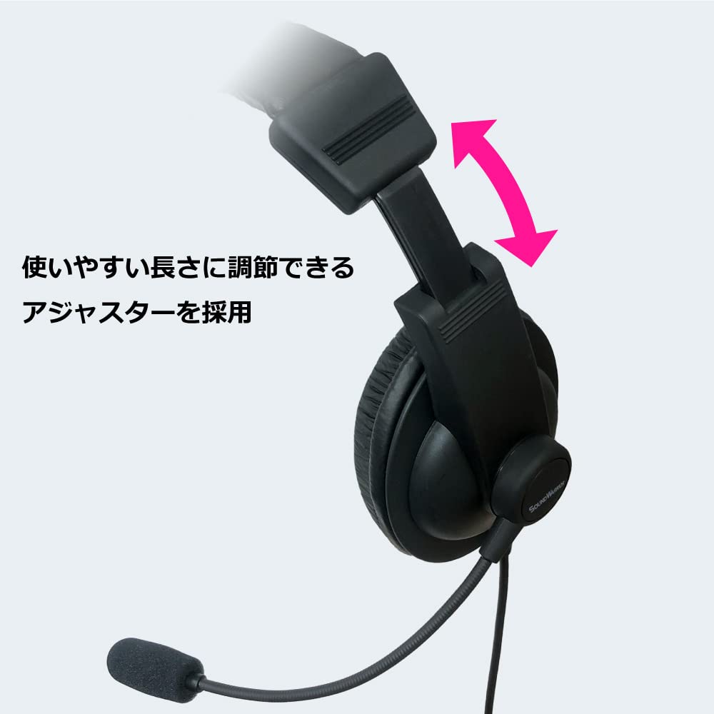SOUNDWARRIOR Lightweight Single Headset with Replacement Made in Japan SW-TR1 Closed-Back Over-the-Head Accessories,