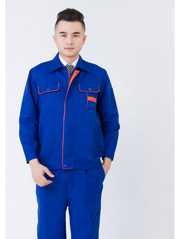 Pánská sada pracovního oblečení s dlouhým rukávem: Oblek pro autoopravy a svařování s potiskem loga pro jaro a podzim