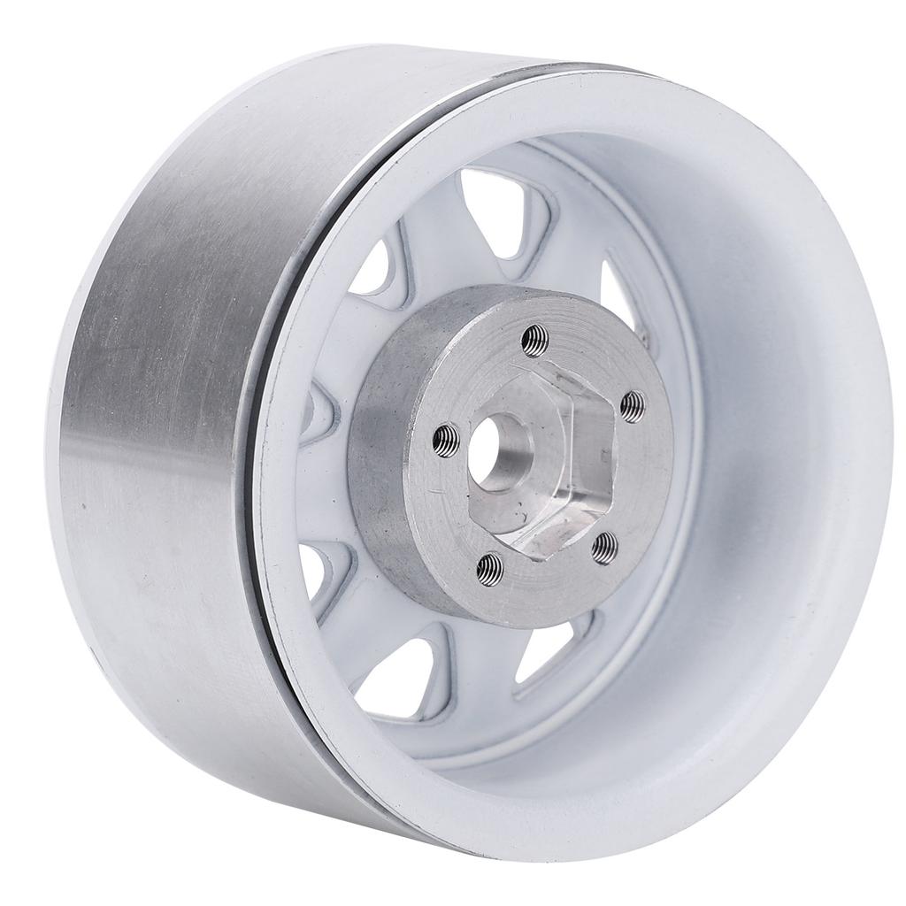 4pcs 1.9'' Aluminium Alloy Wheel Rims Hubs for 1/10 RC Crawler for   SCX10  (White )