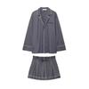 Zbzr Spring New Women Clothes Trim Poplin Lapel Long Sleeve Shirts Shorts Set 5063116 1255535