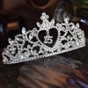 European and American Fashion Headbands  Rhinestone Crowns Princess Birthday Crowns  Coming of Age Party Headwear  High Appearance Level