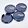 4PCS/Lot High Quality 58MM Car Wheel Center Hub Caps for ADVAN Racing WHEEL Emblem Logo Car Styling Accessories