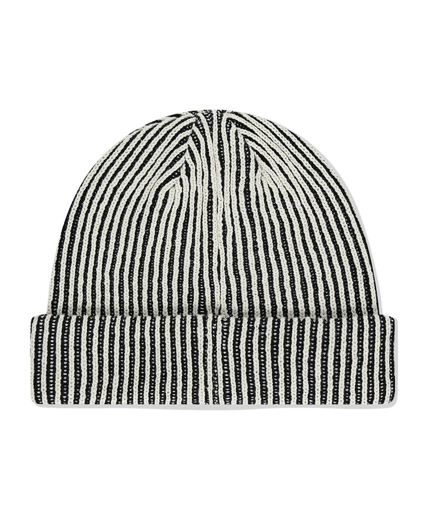 MAHAGRID Contrast Beanie Ivory(Mg2Efmab36A)