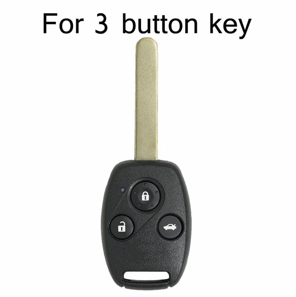 3 Buttons Car Remote Key Fob Cover Shell Case Replacement Repair Kit For Honda Accord Civic CRV Pilot Fit FRV CR-Z S2000 Insight