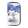 Women Men Clutch Bag headphone bag M-Mbappe Wallets Portable Money Coin Purse Credit Card Money Bags  Football Star storage bag